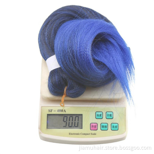 Pre Stretched Braiding Hair Extensions Easy Crochet Braid Hair Bundle Yaki Straight Ombre Synthetic Box Afro Braids